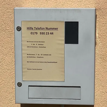 Und Gaestehaus Matthias Apartamento Dresden